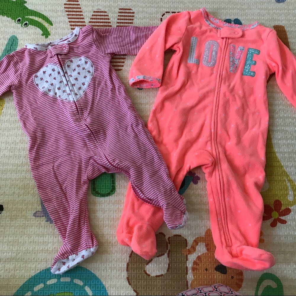 PJ Footie Jumpsuits - Includes 2